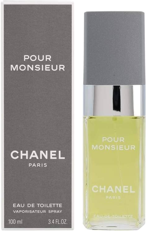 monsieur chanel eau de toilette|chanel pour monsieur 3.4 oz.